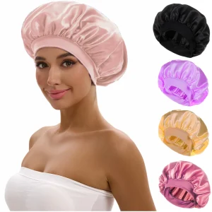 Bonnet en satin femme